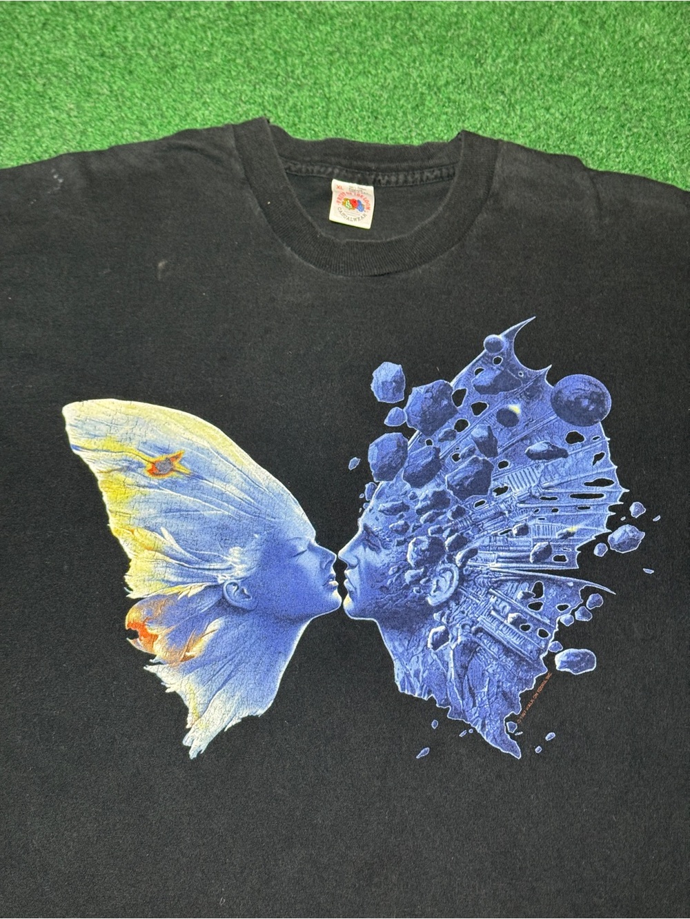 Vintage 90s Boston Band T-shirt, Rare Tour Concert 1997 Classic Rock (XL)